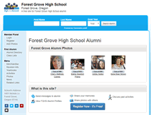Tablet Screenshot of forestgrovehighschool.org